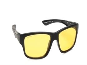 FASTRACK  Black Wayfarer Men Sunglasses (P448YL4T|57)